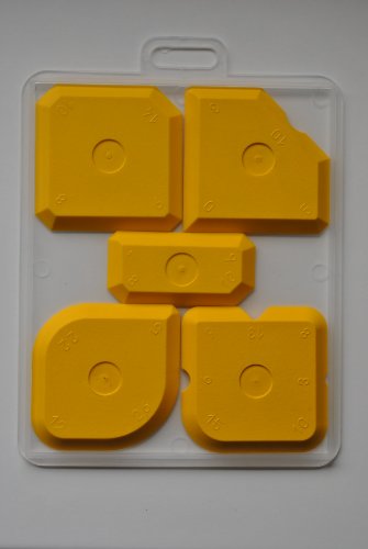 Fugenglätter (gelb) Fugenabzieher, Fugenset, Silikonfuge, Fugenspachtel, Glättspachtel