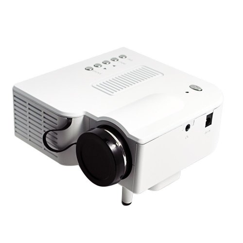 E-rainbow 60" Portable Mini Hd LED Projector Cinema Theater,Support PC Laptop HDMI VGA Input and SD + USB + AV Input,for iphone,galaxy,laptop,mac.with Remote Control *White*,Only for home RS.5521 (41.00% Off) - Amazon