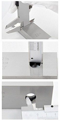 Messschieber Mahr,Schublere,Messschieber,Schieblehre,TEPSMIGO 150mm (6 inch) Metrisch & Imperial Vernier Bremssattel Mit 20cm Stahlregel - 6