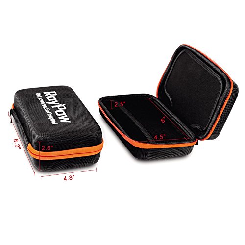 Roypow Mehrzweck haltbar Stoßfest wasserdicht universaler Koffer, Tragetasche für Starthilfe, Power Bank, Gps, Elektronik-Zubehör - 2