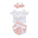 2019 Monos Conjuntos de ropa para bebés niña estilo: princesa ,fiesta ,boda ,casual ,moda ,elegante ,ceremonia ,moderna . Es muy cómodo para el verano