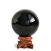 Produktbild Mina Heal Obsidian Crystal Ball 60 mm / 2.4" for Fengshui Ball, Meditation, Crystal Healing, Divination Sphere, Home Decoration, 100% Natural and Genuine