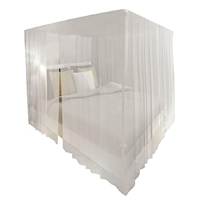 vidaXL Moustiquaire Lit Tête rectangulaire à Suspendre 2 pcs