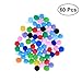 Produktbild YeahiBaby Plüsch-Ball, bunt, Bommel, zum Annähen, für Kleidung, Hosen, Taschen, DIY Malerei, 60 Stück, 1,5 cm