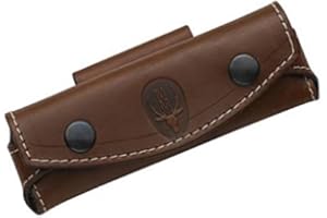ELECTROPOLIS Funda Muela F/Cart en Piel de vaquetilla Color marrón, Ideal para Navaja, 45 x 120 mm de tamaño