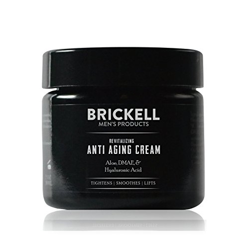 Brickell Men's Revitalizing Anti-Aging Cream For Men, Natural & Organic Anti Wrinkle Night Face Cream - 2 oz