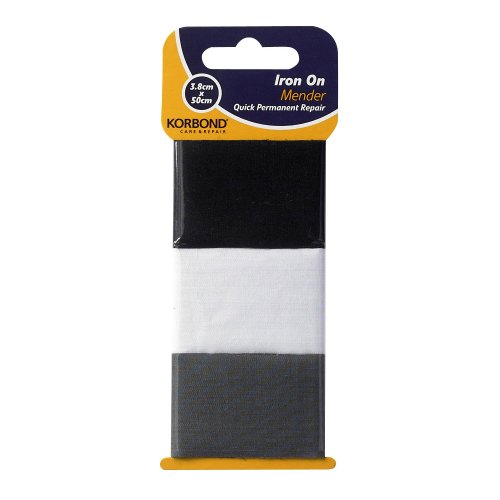 Korbond 3,8 x 50 cm Aufbügelflicken 3-er-Paket