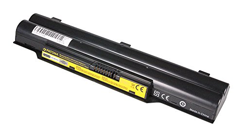 PATONA Laptop Akku für FUJITSU SIEMENS AH42/E | AH512 | AH530 | AH530/3A | AH531 | LH52/C LH250 | LH522 | LH530 | LH531 | LH701 | LH701A | Lifebook A512 | A530 | A531 | PH50/C | PH50/E | PH521 – [ Li-ion; 4400mAh;schwarz] - 2