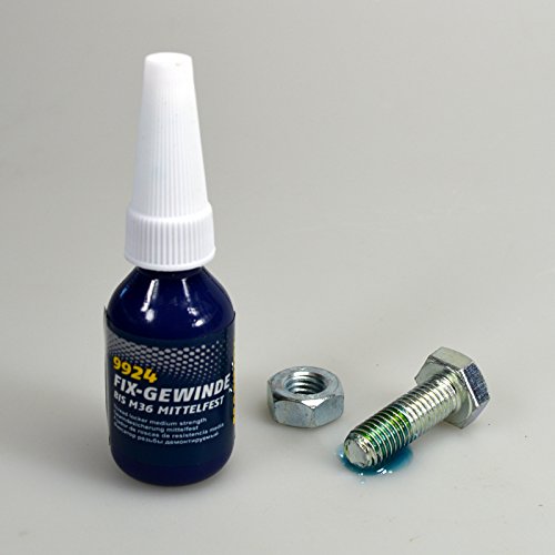 Preisvergleich Produktbild MANNOL Fix Gewinde Schraubensicherung blau Mittelfest universell verwendbar Schraubenkleber Schrauben Sicherung