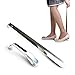 Produktbild Set von 2 Schuh Horn Edelstahl Silber Metall Schuhe Entferner Shoehorn 16,3 "Zoll und 5,9" Zoll Lang