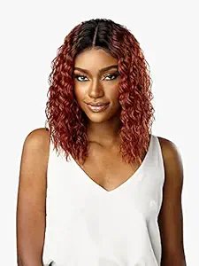 Sensationnel Instant Fashionable Style Dashly Lace Wig - LACE UNIT 17 (1B Off Black)