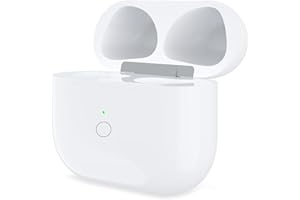 Meliif Charging Case Replacement Compatible with Air Pods 3rd Generation, Wireless Charger Case Only, with Blue-tooth Pairing Sync Button, 600 mAh Built-in Battery (White)