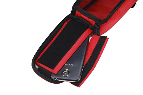 Fahrradtasche für Smartphones mit PVC-Bildschirm Fahrradrahmentasche & Handyhalterung & wasserabweisend & Handytasche & Rennrad / Mountainbike / Cyclecross / Cross-Rad / Fahrrad-Navi-gation / Oberrohr - 5