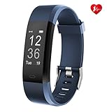 Arbily Fitness Armband mit Pulsmesser Aktivitätstracker Wasserdicht Schrittzähler Armbanduhr Fitness Uhr mit Schlafmonitor Schrittzähler Kalorienzähler für Kinder Damen Herrn