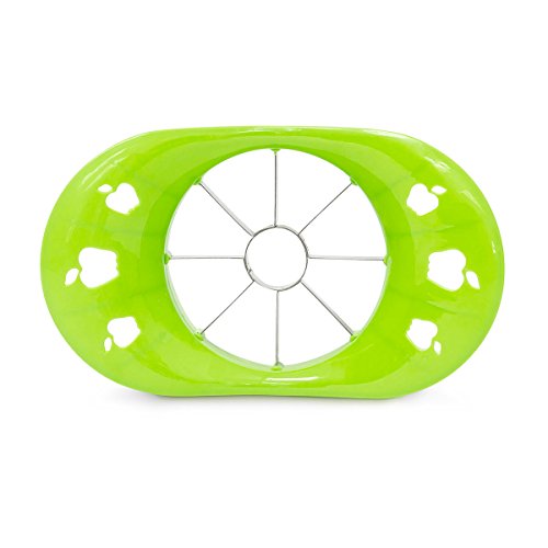 Relaxdays Apfelschäler mit Apfelschneider 2er Set aus Schälmaschine zum Apfel schälen und Apfel zerkleinern sowie als Entkerner auch ideal zum Kartoffeln schälen , grün-weiß - 7