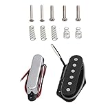 Magnet: Alnico V yibuy Alnico V Pickup Satz Tonabnehmer für Telecaster E-Gitarren in Top Qualität