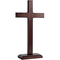 Buy Wooden Cross Tabletop Wood Cross Standing Cross for Church 