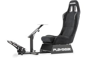 Playseat Evolution - Alcantara - REM.00008 - Siège baquet pour simulation de sport automobile compatible avec la plupart des volants et pédaliers du marché