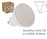 kobi led gu10 7w 3000k Larga vida útil de la bombilla led de HASTA 35.000 HORAS. Bombilla de alta calidad con certificados y libres de plomo y mercurio