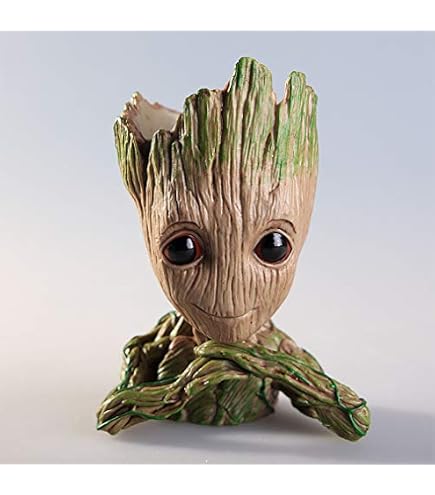 Vasetto Portapiante E Portapenne Baby Groot – Io Sono Groot, In PVC, Alto 16 Cm, Regalo Originale
