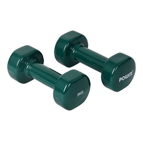 Vinyl Hanteln Gymnastikhanteln Ideal für Aerobic Pilates 0,5 kg – 10 kg | Kurzhantel Set in versch. Farben - 3