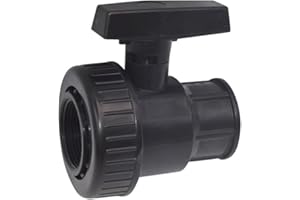 altone Robinet à boisseau sphérique en PVC avec filetage intérieur 1 1/2"