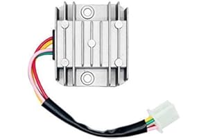 Riloer Régulateur redresseur universel 4 fils 12 V AC régulateur de tension pour moto moto quad scooter