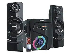 TRONICA BT-222 Wireless Bluetooth Stereo Home Theater with Powerful Sound, Bass System, Excellent Clear FM Radio, Remote Control, Aux-in Port, USB/SD/Smart TV Support 35 W