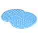 Makeup Brush Cleaning Mat, BESTIM INCUK Cosmetic Brush Cleaner Pad Silicone Washing Tool Scrubber Suction Cup, Blue