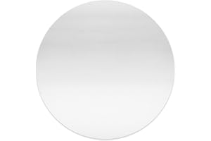 YAZANY 2Pcs Key Hole Cover Plate, Repair Escutcheon Door Lock Cover Door Plate, Blank Self Adhesive Fix Satin Stainless Steel 50mm Diameter