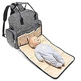 Bonamana Multifunktions-Rucksack-Windel-Beutel-wasserdichte Baby-Windel-Beutel-Mama-Beutel mit ändernder Auflage-großer Kapazität