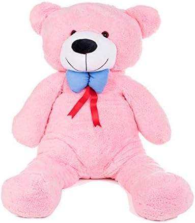 80 cm Papyonlu Sevimli Peluş Şaşkın Ayı - Sevgiliye Özel Hediyelik Oyuncak - 3 Renk Seçeneği İle (Kahve)