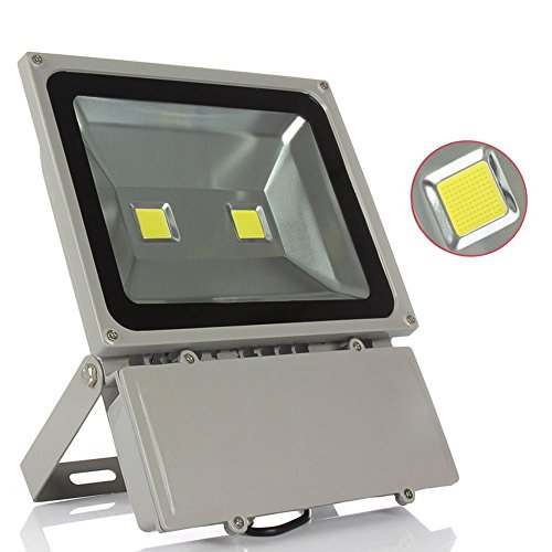 Preisvergleich Produktbild JADIDIS 100W LED Flutlicht Fluter Strahler Scheinwerfer Licht 10000lm Kaltweiss Kaltweiß Außen Sicherheit Lampe Wasserdicht IP65 [Energy Class A++]