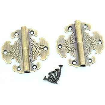 Bulk Hardware Antik T-Scharnier 31,5 Cm Schwarz - 2er Set Für Möbel & Türen