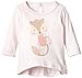 United Colors of Benetton Baby-Girls Fox Long Sleeve T-Shirt, Pale Pink, 6 to 9 months (Manufacturer Size: 68 cms)
