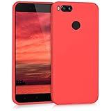 kwmobile Cover per Xiaomi Mi 5X / Mi A1 - Custodia in silicone TPU - Back case protezione posteriore per cellulare rosso opaco