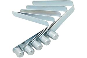 Tubayia Lot de 5 Barrettes à Ressort en Acier Inoxydable Kajak