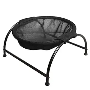 MW Cat Hammock Bed Free-Standing for Small Large Cats Washable (Black)