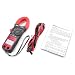 Produktbild fengwen66 BM5266 Digital Clamp Meter Multimeter AC/DC Volt Amp Ohm Phase Diodentester (Grau & Rot)