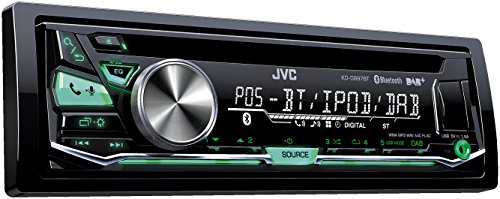 JVC KD-DB97BT USB/CD-Receiver (DAB+, Front-AUX, Bluetooth) schwarz