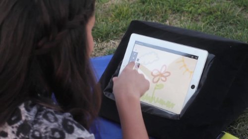 Haltekissen für iPad und andere Tabletgeräte, Schwarz Für Zuhause, das Bett oder den Schreibtisch Verhindert Verletzungen durch wiederholte Beanspruchung und Schulterschmerzen Beanbag-Füllmaterial - 8