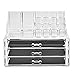 Produktbild Schmuck Uhren Fall, Acryl Kosmetik Schmuck Make-up Box Aufbewahrungsbox dreistufige Schublade stehen