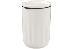 ‎LIKE. BY VILLEROY & BOCH like by Villeroy & Boch group by Villeroy & Boch – ToGo & ToStay – kubek z pokrywką, 300 ml, porcelana premium, biały, 10-4869-9334