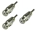 Produktbild COM-FOUR® Adapter ISO Antenne auf DIN Antennenanschluss Stecker / Buchse (ISO Adapter - 3 Stück)