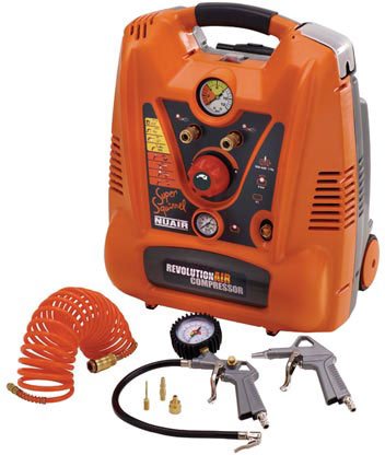 Preisvergleich Produktbild NuAir Kompressor Super Squirrel 230 V tragbar Ölfrei