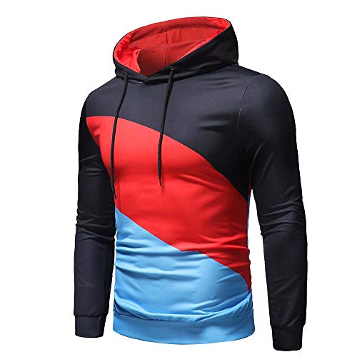 Btruely Herren Hoodie Sweatshirt Herbst Männer Pullover Mode Kapuzenpullover Tasche Lange Ärme Sweatshirt Outwear