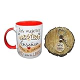 Taza apta para lavavajillas y microondas (capacidad 350 ml).