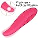 Produktbild Enlove Medizinischem Silikon Stoßvibrator mit 8 Swing Vibrationsmodi Zunge Sexspielzeug für Frauen Paare G punkt Vibratoren für Sie Klitoris Vibrator mit Wiederaufladbares Oral Sex Toy Rose