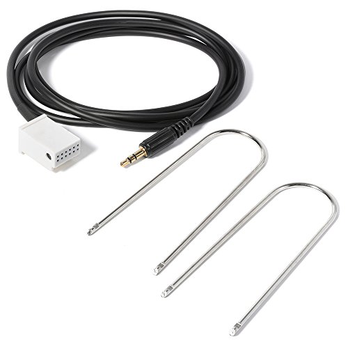 XCSOURCE Coche de entrada AUX 3 5mm cable de adaptador de audio MP3
iPod Mobile Phones 2 teclas de radio para Peugeot 307 408 Citroen C2 C5
RD4 AC367