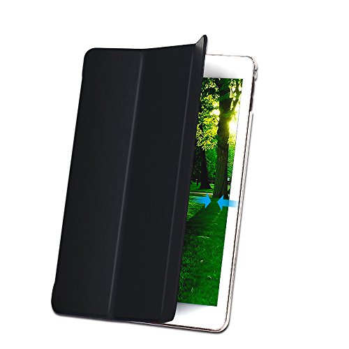 iPad Pro 9.7 Hülle, SHANSHUI iPad Smart Cover Case Schutzhülle mit auto Sleep / Wake Up Funktion und Apple Pencil Hülle Stift Halter in einem (Schwarz) - 5